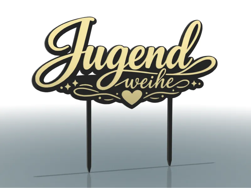 caketopper Jugendweihe