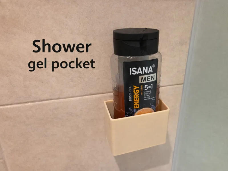Simple Shower gel pocket