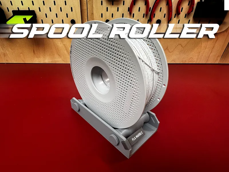 Spool Roller with Label Holder