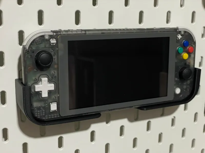 Switch Lite Skadis Mount - Card Slots
