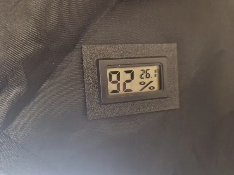 Digitale Hygrometer Einsatz Halter Growzelt Wand