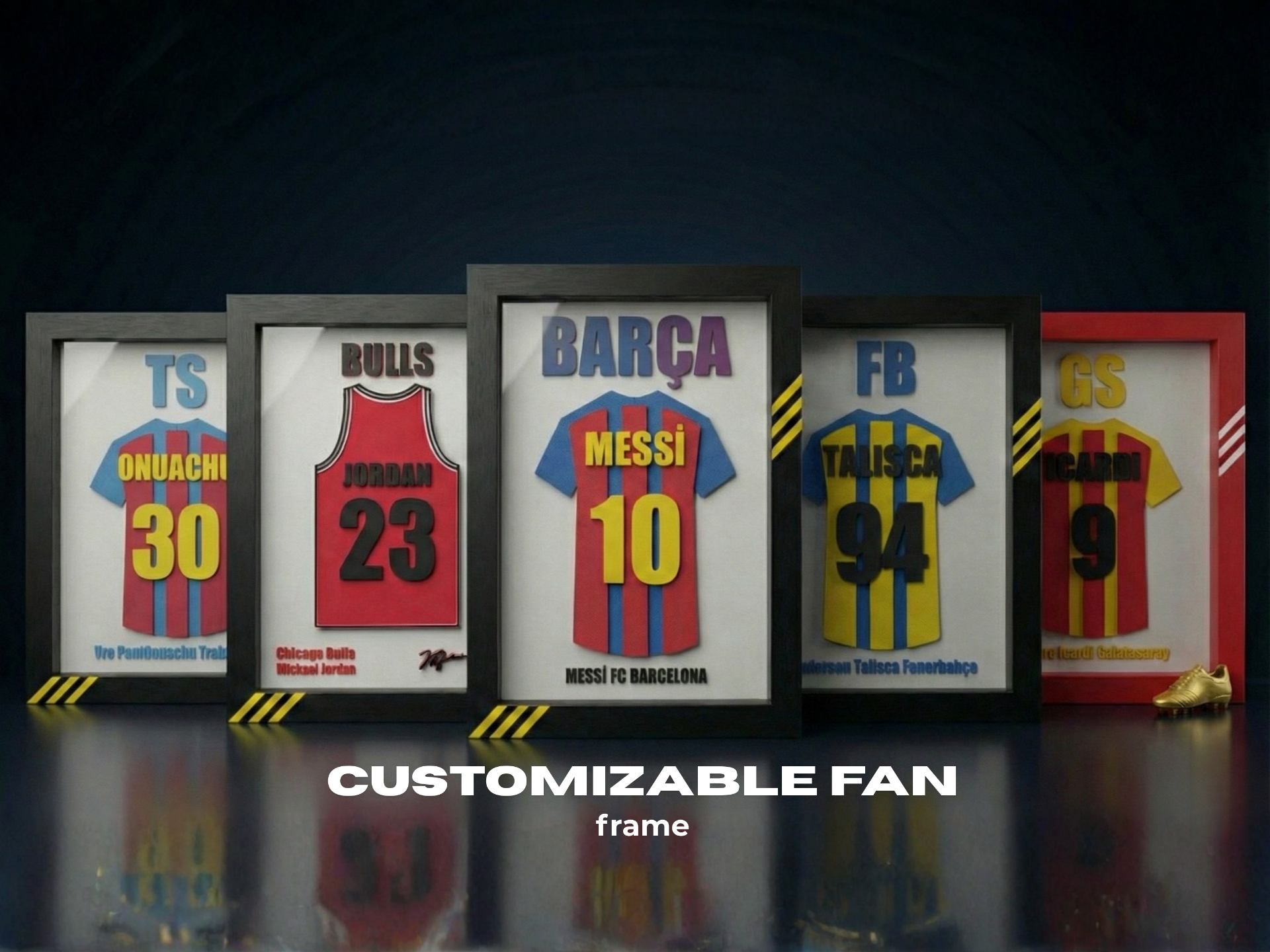 추천 3D 모델 – 맞춤형 팬 아트 프레임