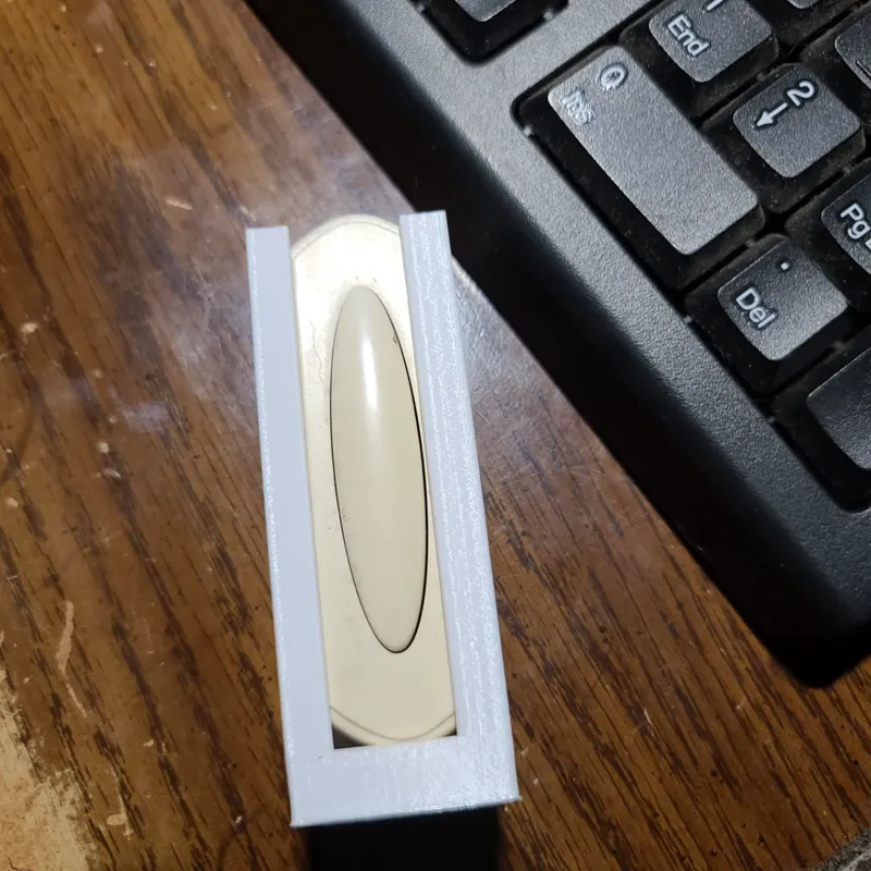 wireless doorbell button holder