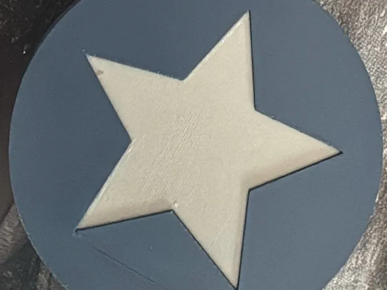 Coasters with A Star Inlay