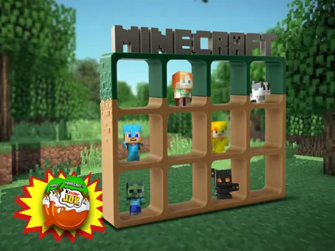 Support for Minecraft Kinder Joy Funko Pops