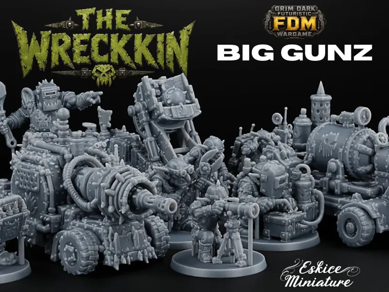 BIG GUNZ BATTERY - 32mm Grim Dark Wargame
