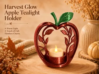 Harvest Glow - Apple Tealight Holder