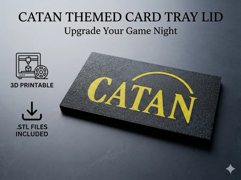 Catan Card Tray Lid