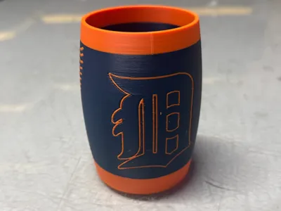 Detroit Tigers Baseball Cooler Can Koozie
