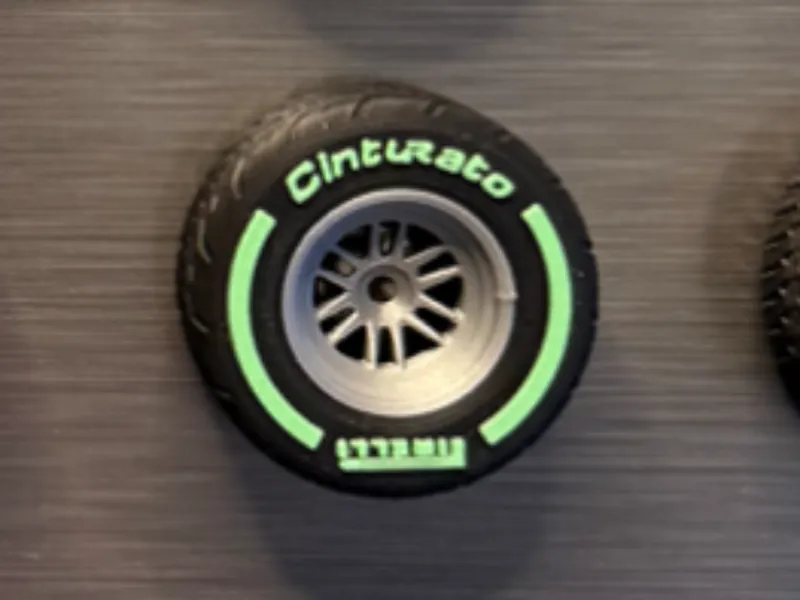 F1 Intermediate Tire Magnet old spec no AMS