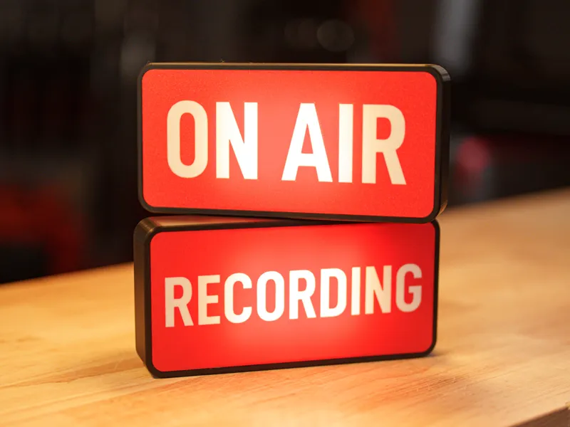 Aputure MC Pro Recording/On Air Sign