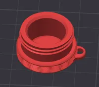 Keychain Holder (Printed and original lids)