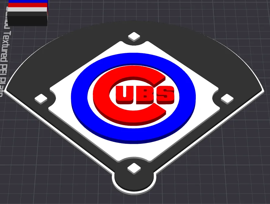 Pro Cubs Chicago Cubs Stadium Logo Plaque by EKardiacG MakerWorld: Download Free ...