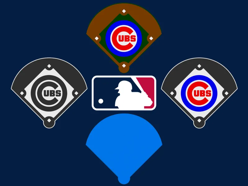Chicago Cubs Stadium Logo Plaque
