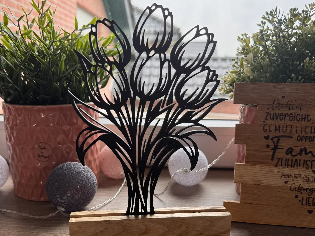 Tulip bouquet #easysticks - Free 3D Print Model - MakerWorld