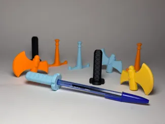 Warrior's Pen Cap (BIC pen caps)