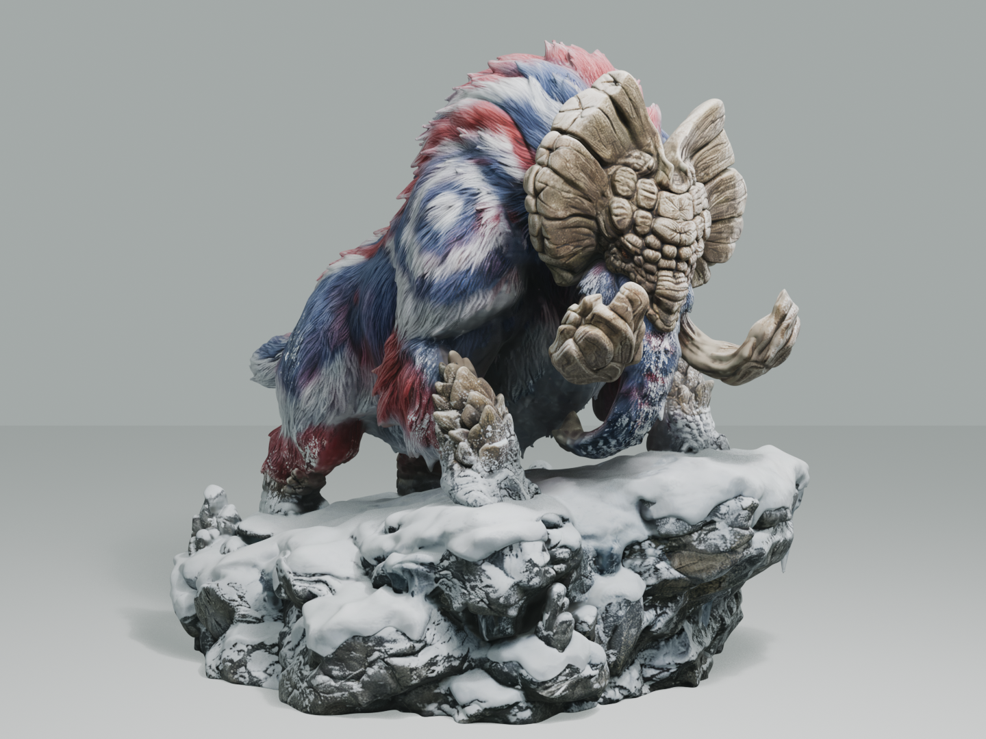 Gammoth - Monster Hunter Diorama #077 - 1