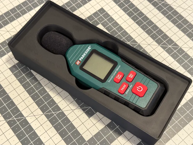 Gridfinity Bin for Parkside Sound Level Meter