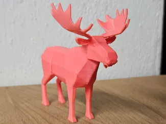 Majestic Moose miniature