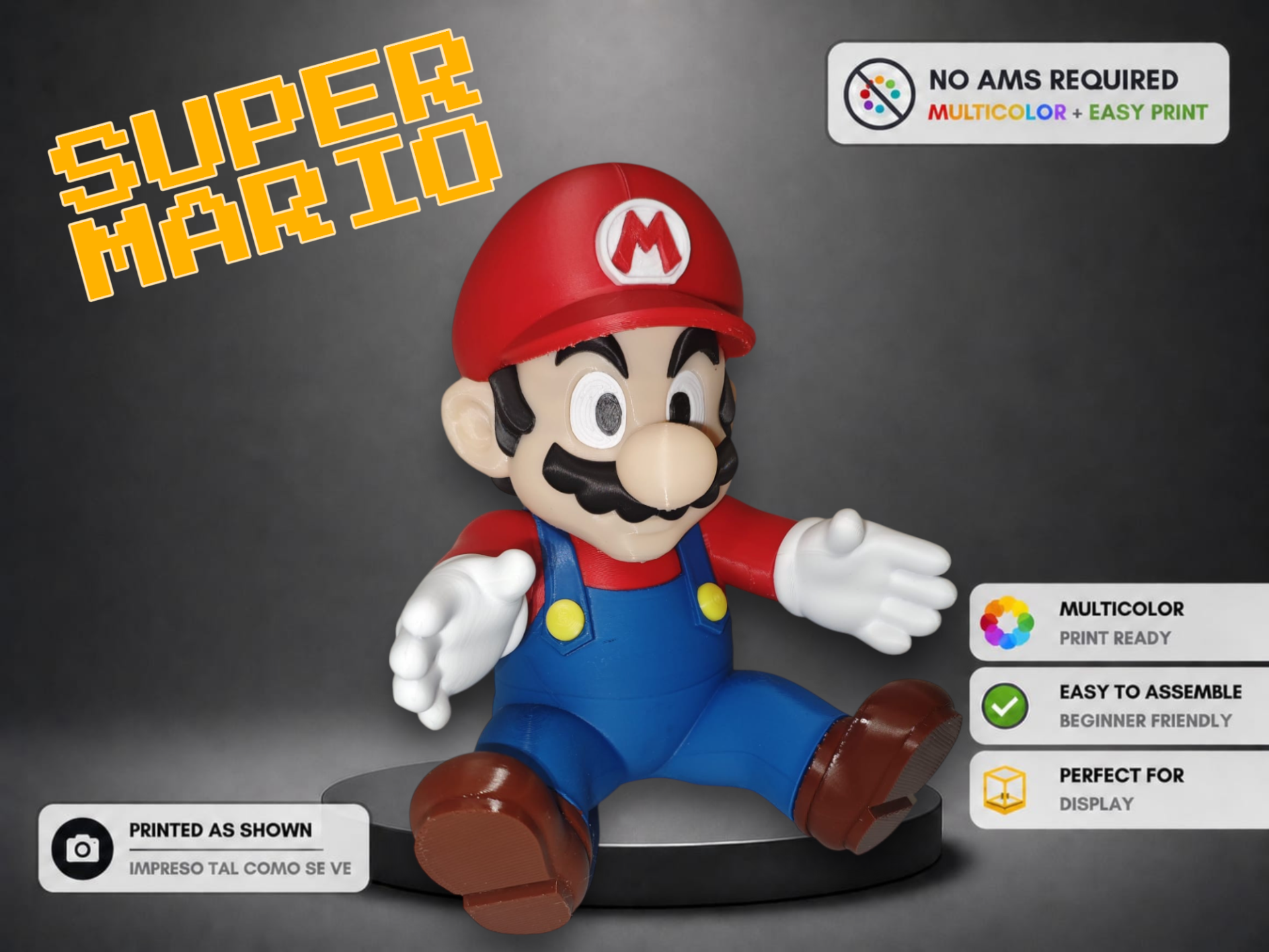 Super Mario sentado NOAMS