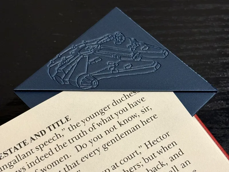 Corner Bookmark (Millennium Falcon)