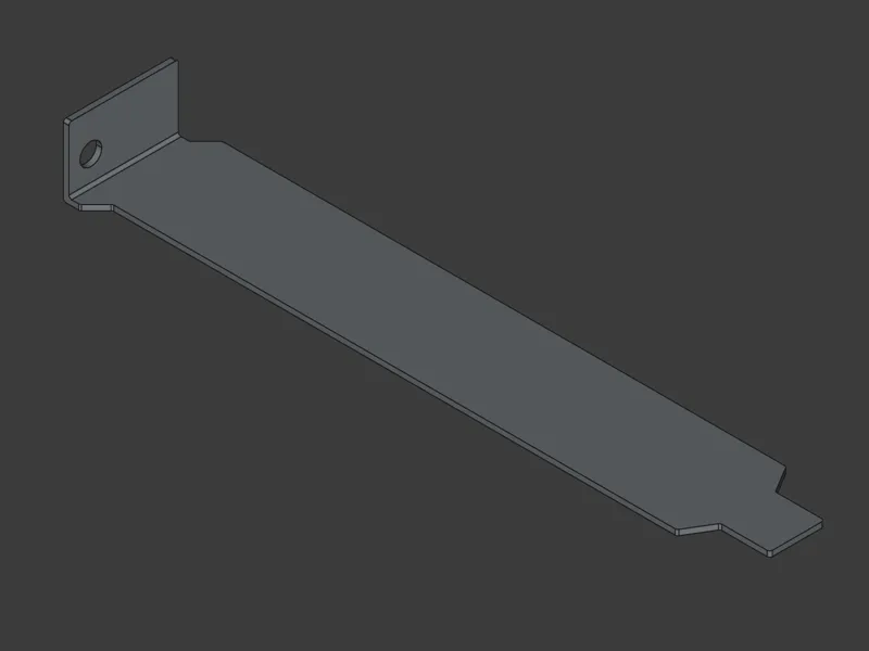 Solid PCI slot cover