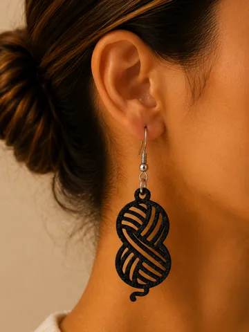 Pendientes: Yarn Ball Earrings — vista de referencia 2