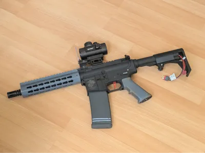 Airsoft M4/AR Stock - Battery-Friendly Stock