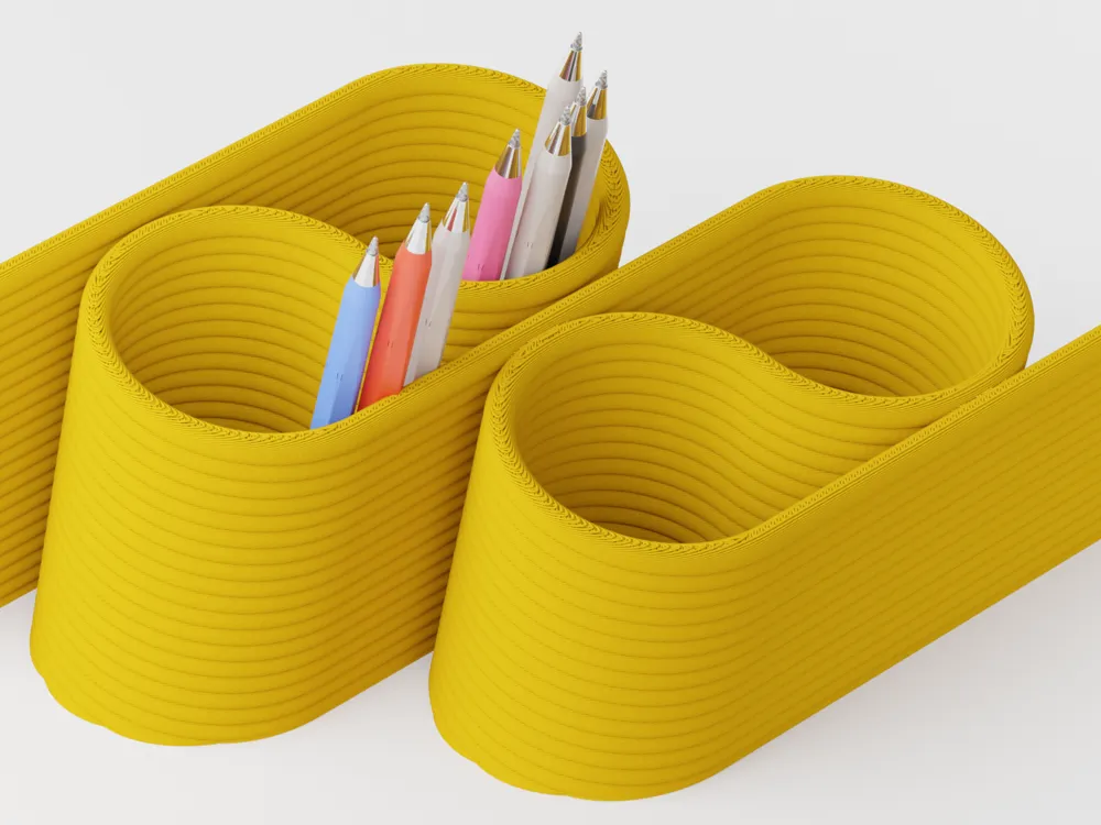 Wellenfrmiger, befriedigender Desktop-Organizer Kostenloses 3D-Druckmodell MakerWorld Wellenfrmiger, befriedigender Desktop-Organizer Kostenloses 3D-Druckmodell MakerWorld