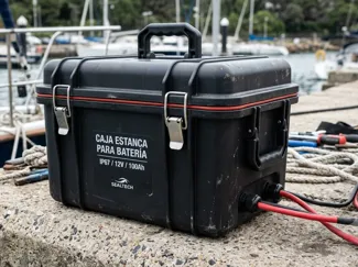 Caja estanca para batería lifepo4 12v
