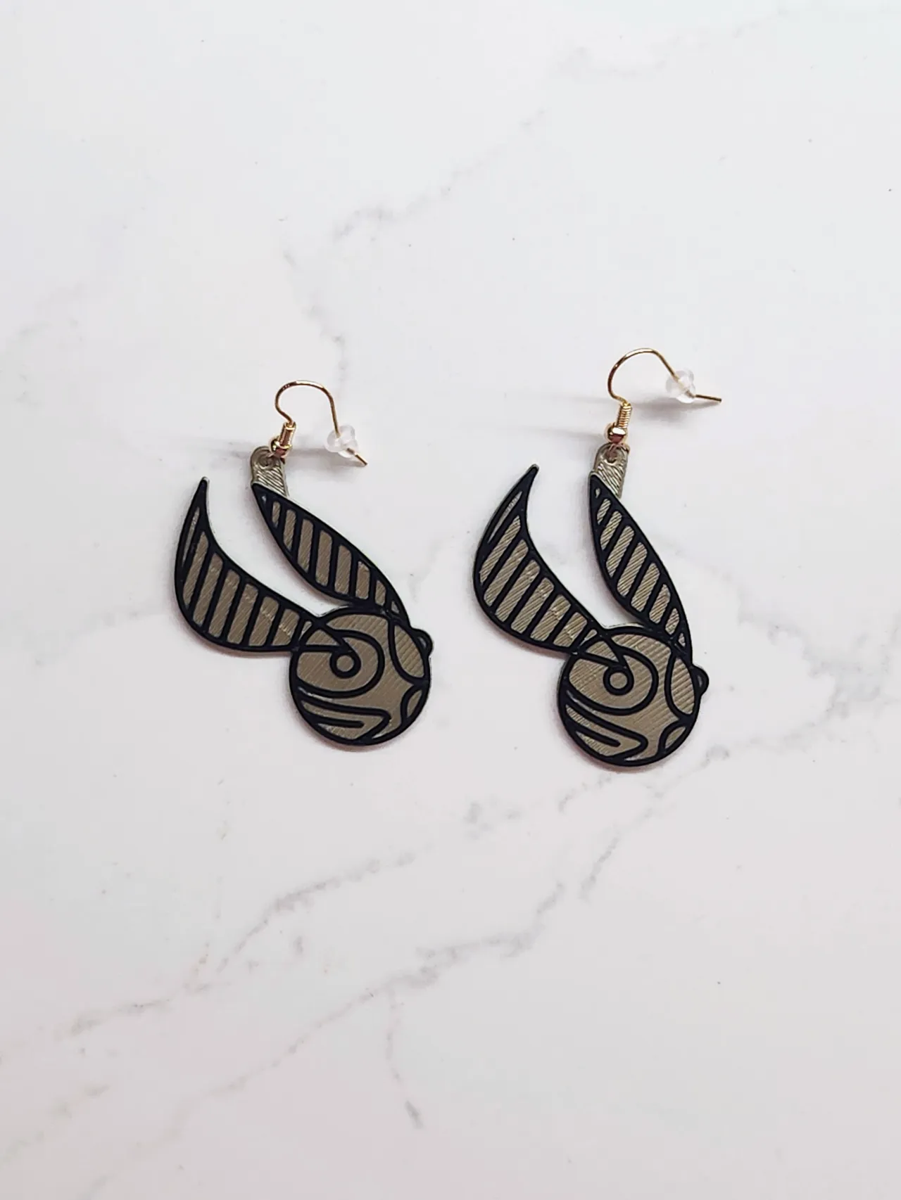 Golden Snitch Earrings view 2