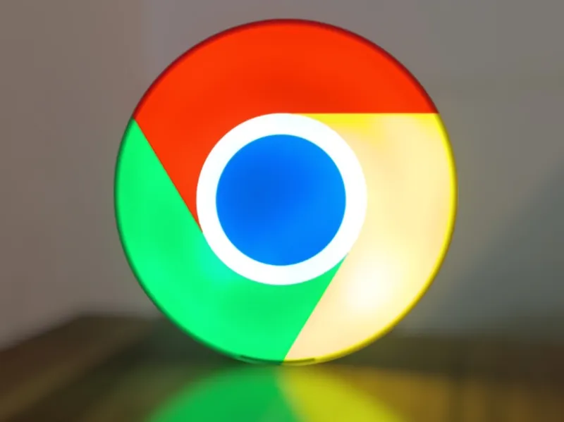 Google Chrome LED Lightbox