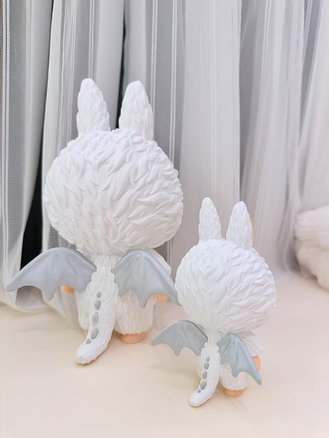 【LABUBU】⭐️ジモモ 白色⭐️【38cm】 🤍38cm LABUBU🤍ジモモ🤍白色🤍
