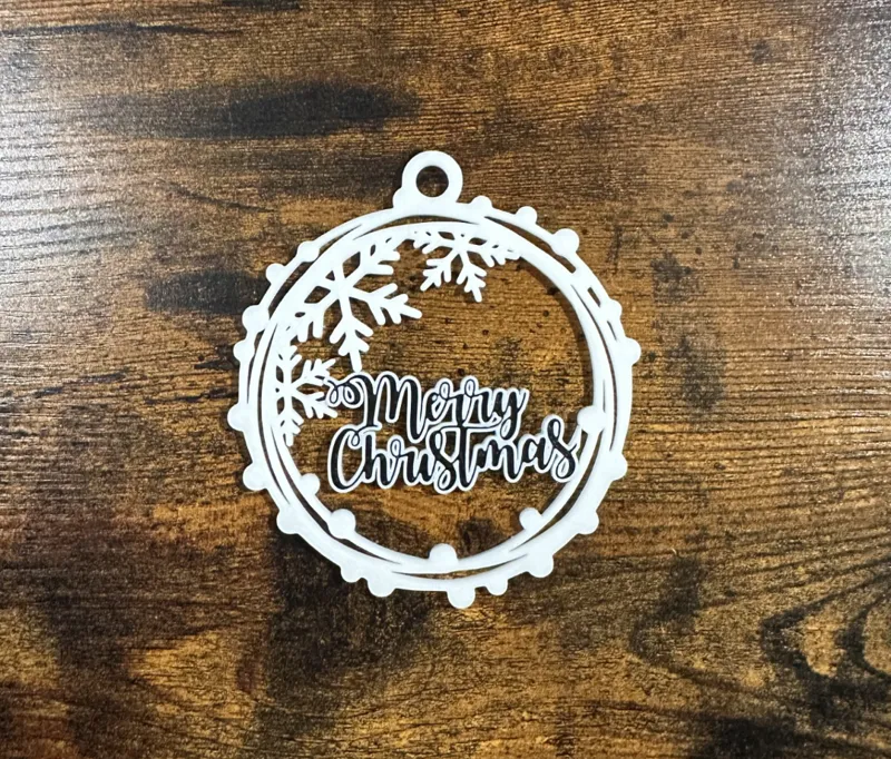 Christmas ornament merry christmas