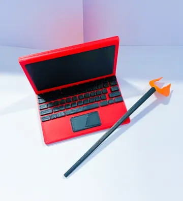 Modelo para impresión 3D: Laptop Desk Goose Gear — vista de referencia 3