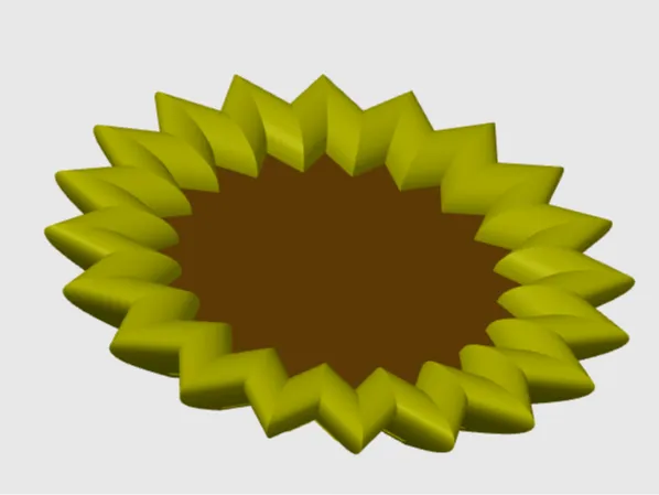 sunflower tealight holder