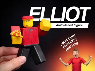 Elliot Style Articulated Minifigure