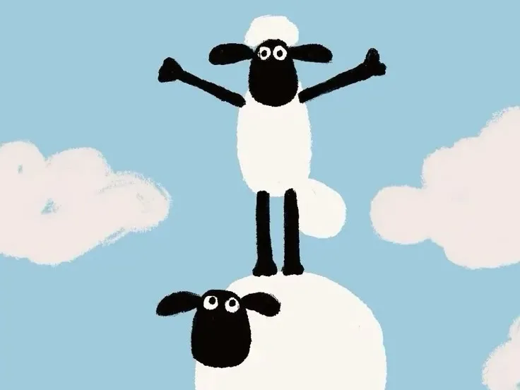Sheep HueForge Wall Art