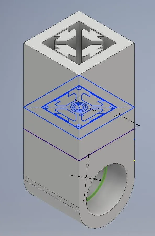 20x20 Vslot Spool End Mount