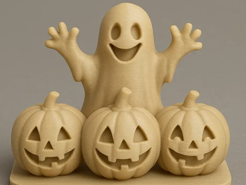 Halloween Lustige Halloween Kürbisse mit Geister