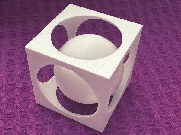 Cube impossible articulé - fidget
