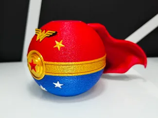 Wonder Woman Pokeball Piggy Bank Money Saving Box