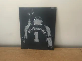 Victory Wembamyama Nba hueforge wallart