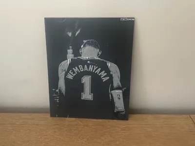 Victory Wembamyama Nba hueforge wallart