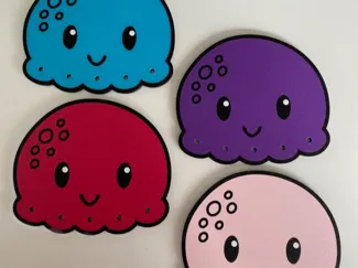 Jellyfish counting and pattern game