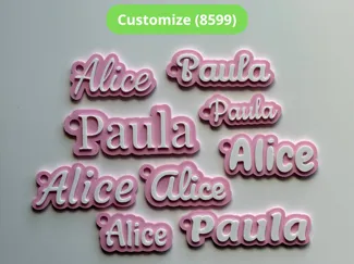 Custom Name Keychain - Parametric - User Friendly