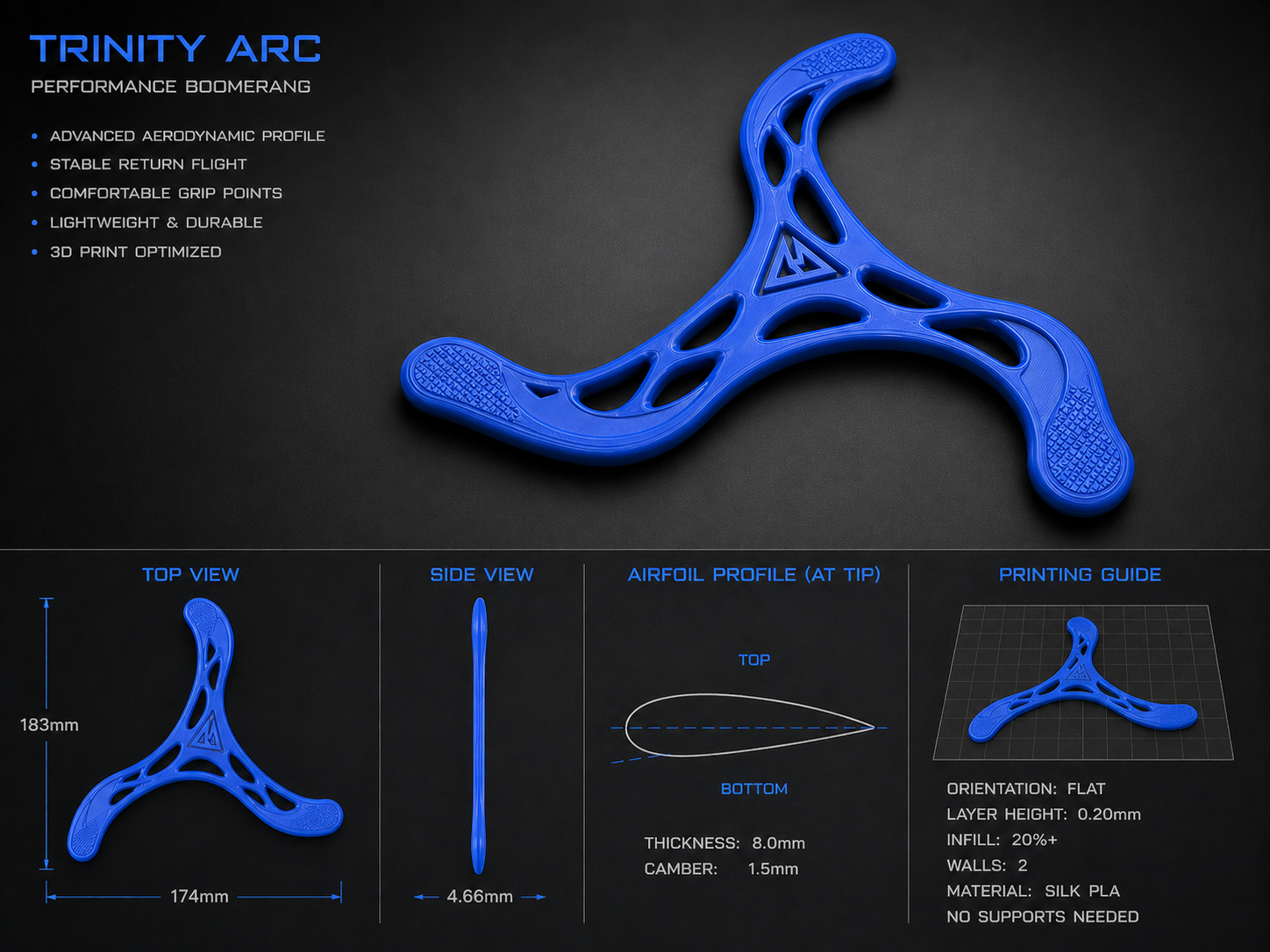 Trinity Arc Boomerang