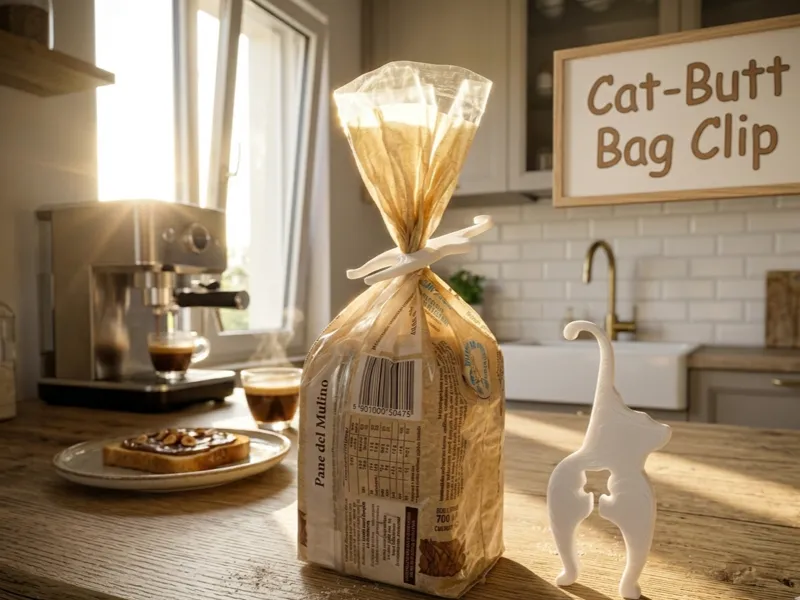 Cat-Butt Bag Clip