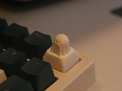 Cute Ghost Keycap