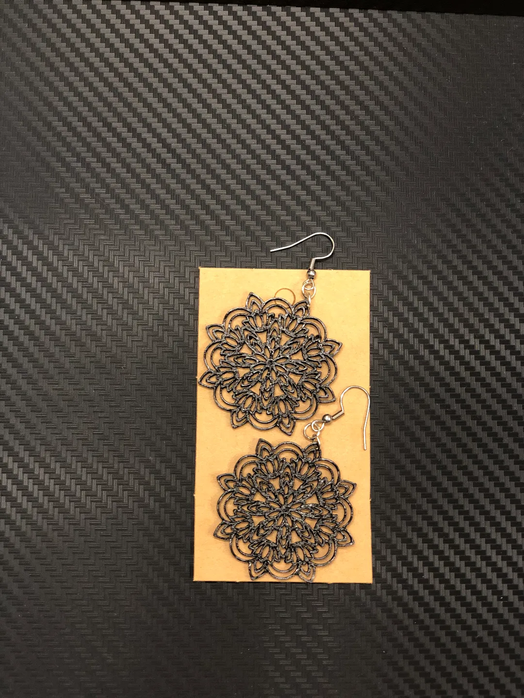Mandala earrings 0.4 nozzle no AMS view 3